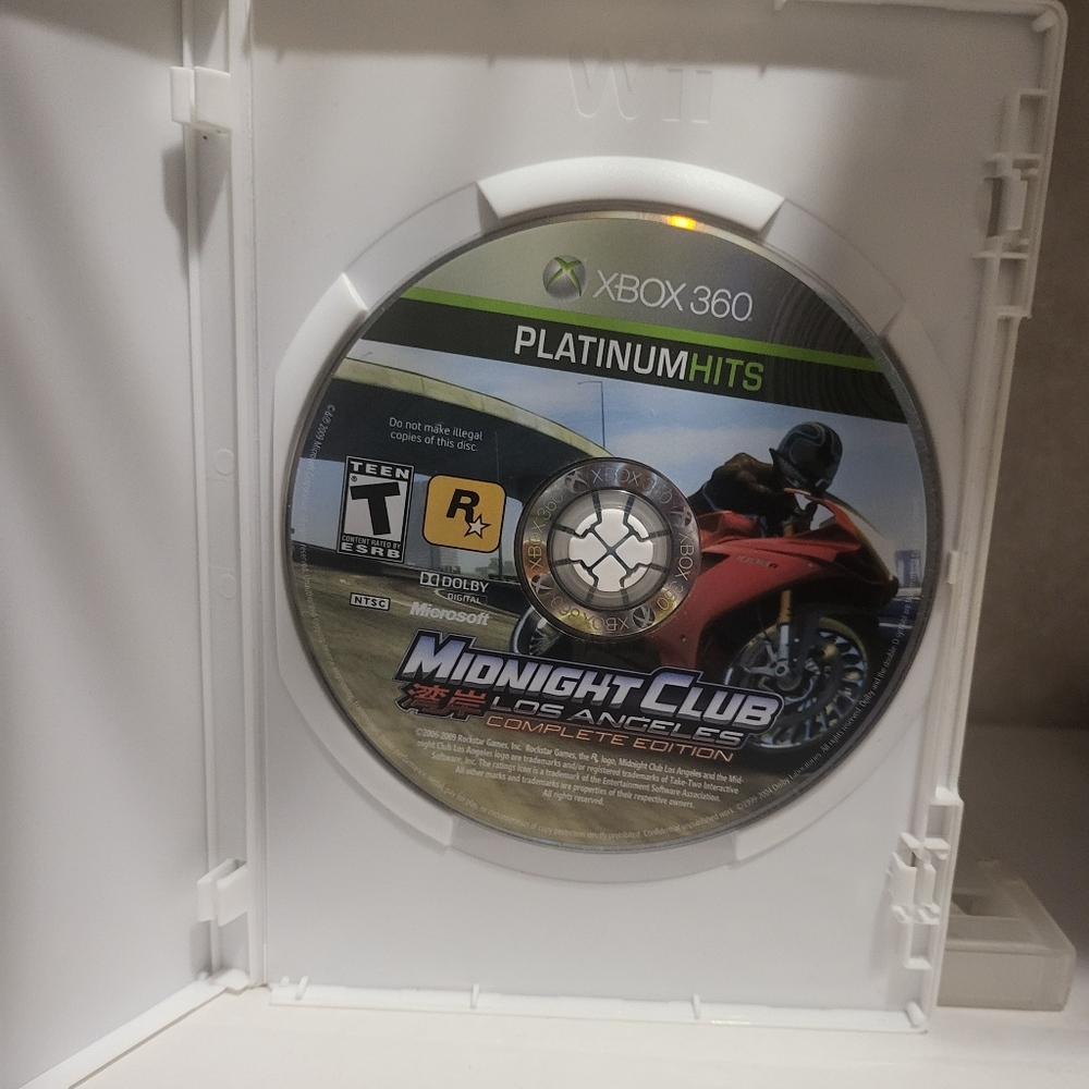 Midnight Club: Los Angeles XBox360 game